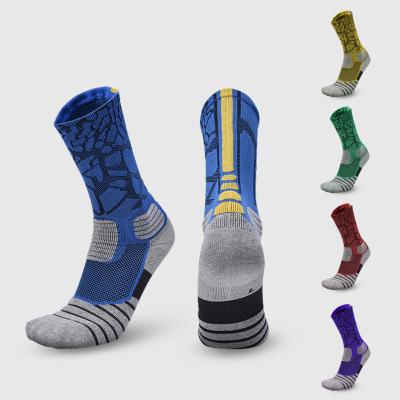 China Wholesale Gym High Quality Athletic Basketball Socks Shorts Cotton Boy Anti-foul Men's Sports Terry In Tube Socks for sale