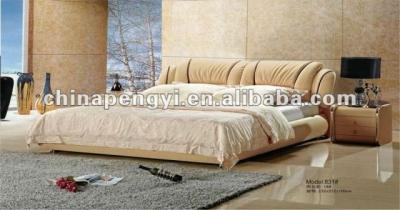 China Modern Soft Bed Bedroom Furniture Prices In Pakistan Leather Bed RU-023 for sale