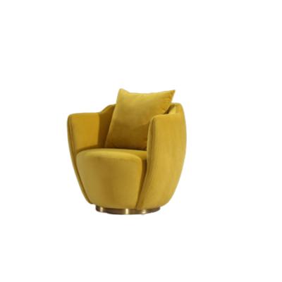 China Designer Furniture Gold Louis Chair Living Room Furniture Contemporary Modern Single Lounge Leisure Chair for sale