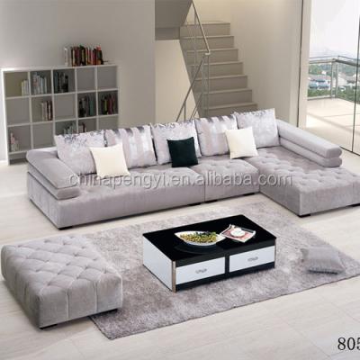 China Sofa Wholesale Price Fabric Corner high quality luxury sofa modern furniture new design for sale