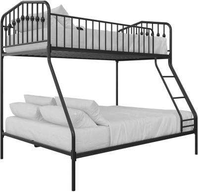 China Low Price Kid's Bedroom Furniture Metal Bunk Bed Storage Two Layer Bed For Kids Adult for sale