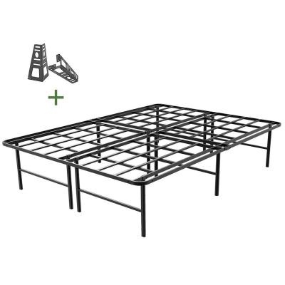 China Foldable ready to ship standard USA metal folding bed frame for sale