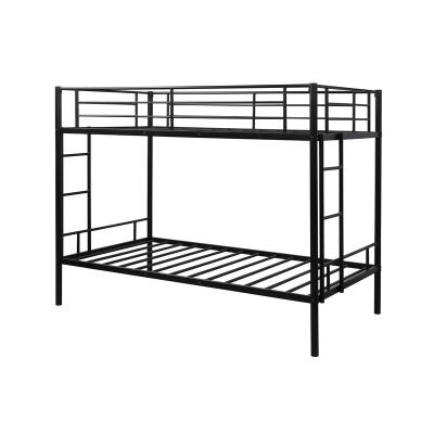 China (Other)Adjustable Twin Over Metal Bunk Bed Frame School Twin Bed For Kids Adult for sale