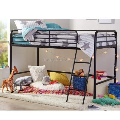 China Cheap Price Stable Metal Bunk Bed For Kids Playtime Loft Bed With Tent And Stairs for sale