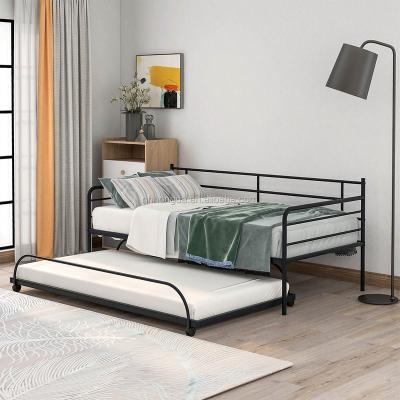 China Wholesale storage double metal sofa bed/iron day bed/single divan bed for sale bedroom furniture for sale