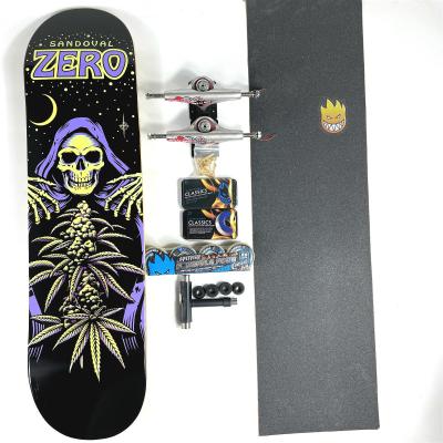 China High Quality 7.5/7.8/8.0/8.125/8.25/8.375/8.5inch 7 Layer Canadian Maple Complete Including Accessories Youth Professional Skateboard for sale