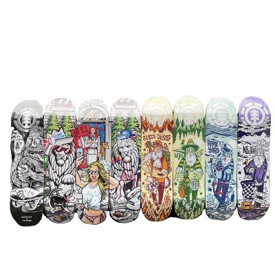 China Adult Skateboard Deck 7.5/7.875/8.0/8.125/8.25/8.375/8.5 inch High Quality 7 Layer Canada Maple Skateboard Parts Very Popular for sale