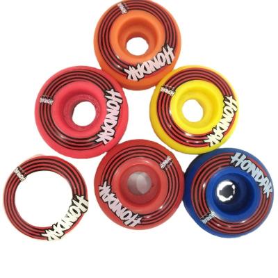 China Youth skateboard to roll polyurethane material hondar high resilience 99A hardness professional skateboard wheels wear-resis for sale