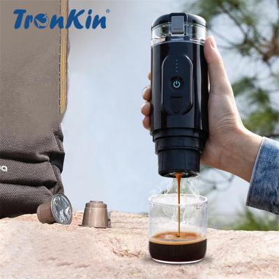 China Wireless Heating Cafetera Portatil Portable Espresso Travel Coffee Maker Capsule Mini Car Coffee Maker Portable Coffee Machine for sale