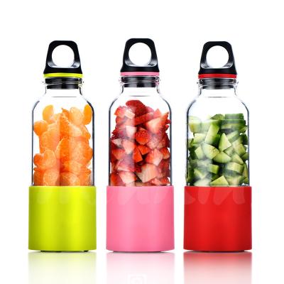 China Drop Shipping From China E-Commerce Stores Portable Juicer Cup 500ml USB Rechargeable Fruits Juicer Portable Blender for sale