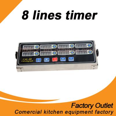 China Eco - Friendly Commercial Kitchen Equipment Restaurant Digital Electric Timer With 8 Channel for sale