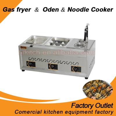 China Boil spicy pasta /noodle from malatang/food /hot pot/oden noggin cooker soup etc stainless steel gas. and the fryer machine in Guangzhou / 3 in 1 for sale