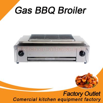 China Easily Cleaned BBQ Gas Grill Stainless Steel Gas Grill / Table Top BBQ Gas Grill for sale