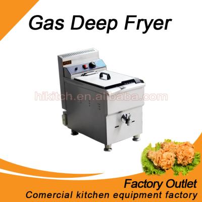 China for meat/chips/donuts etc. frying commercial restaurant kitchen equipment gas pressure fryer gas chips fryer with temperature control for sale