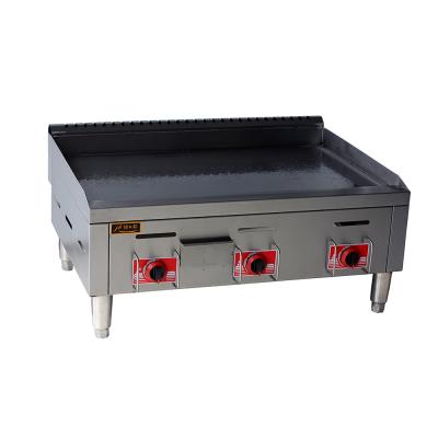 China High Quality Commercial Gas Griddle Catering Kitchen Equipment Table Top Grill Commercial Gas and Griddle Hot Sale for sale