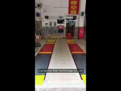 x6 fully automatic 3d wheel aligner with touchscreen control
