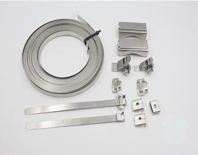 China Stainless steel STAINLESS STEEL BAND 12.7X0.7MM cable straps 30M/Roll for sale