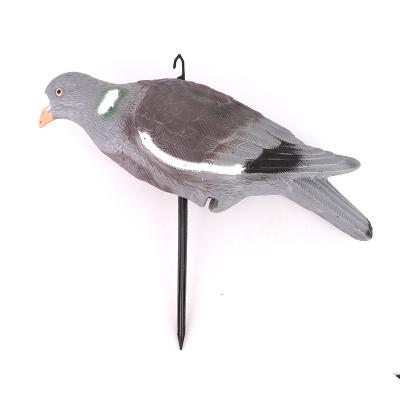 China Realistic Plastic Material Garden Decoration Bracket Holder Position PE Pigeon Outdoor Hunting Decoy en venta