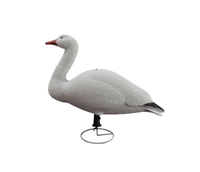 China Garden Outdoor Decoration Plastic White Gear Snow Goose Decoy For Hunting Te koop