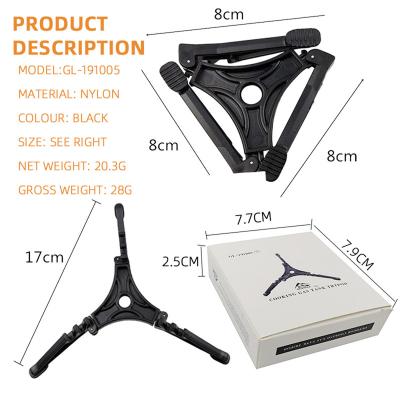 China hot outdoor universal camping gas tank folding bracket folding triangle gas tank universal base fixed stable rack < 1L for sale