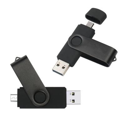 Chine Storage Folders Android Computer USING Rotating Dual USB OTG Drive For Phone Swivel OTG Stick Cle USB For Smartphone 4GB 8GB 16GB 32GB à vendre