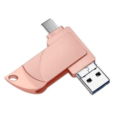 Chine Storage Files Creative Design 3in1 Metal OTG USB Flash Drive OTG Dual USB Flash Drive 8GB 16GB 32GB 64GB Drive For Phone à vendre