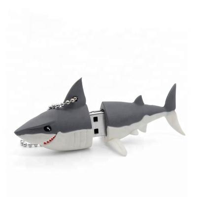 Chine Storage Folders Customize USB Cartoon Shark Shape USB Flash Drive 4GB 8GB 6GB PenDrive USB 2.0 Shark Fish Memory Stick For Business Gifts à vendre