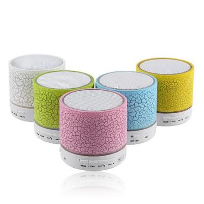 China Radio 2022 Mini Wireless Speaker with LED Light, Outdoor Portable Speaker with TF Card for sale