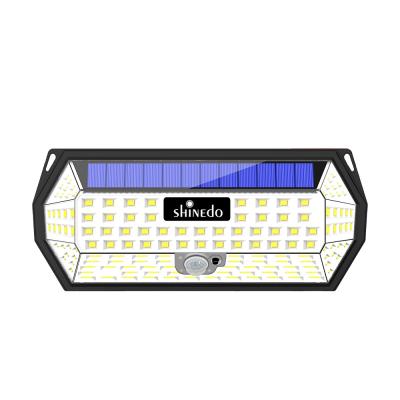 China Dimmable 148 LED Wall Mounted Light, IP 65 Waterproof Outdoor Solar Garden Light for sale