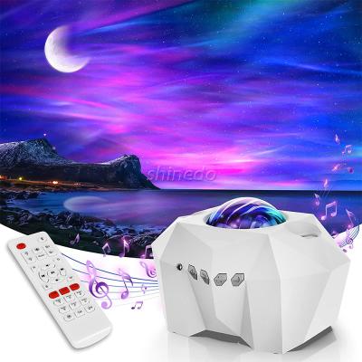 China RGB Music Bulb Shinedo Aurora Projector Baby Star Night Light, Starry Star Projector with Remote Control for sale