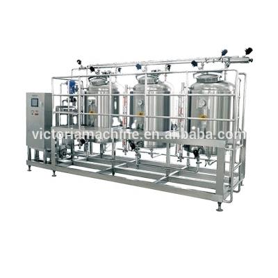 China Fullyauto Soymilk HDPE Bottle Aluminum Foil Soybean Milk Filling Sealing Processing Line for sale