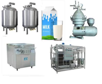 China Industrial Competitive Price High Quality UHT Dairy Milk Small Milk Processing Machine Factory for sale