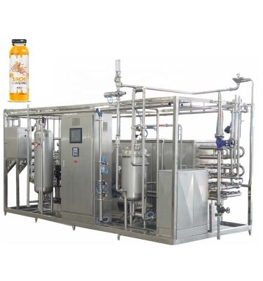 China High Efficiency Small Capacity Semi-automatic Pear Fruit Condensed Sterilizer Juicer Production Line for sale