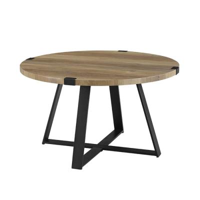 China (Size)Retro Modern Nordic Modern Coffee Table Adjustable Wooden Metal MDF Tea Table for sale