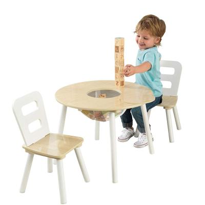 China Easy Assemble Kids Wooden Table And Chair Set Kids Theater Home Furniture Kids Bedroom for sale