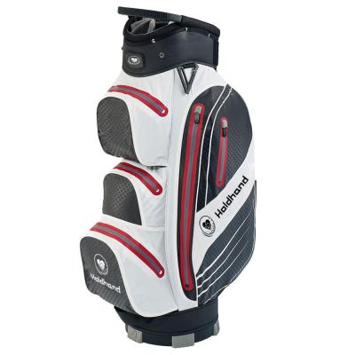 China Customized high quality NEW design polyester logo golf cart bag with accessories for golf sports for sale