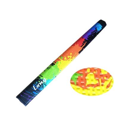 China PU & Super Design Colored Putter Golf Grip PU Rubber Leather OEM Golf Club Grips for sale