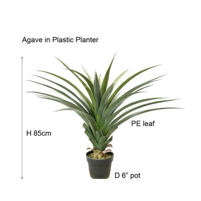 China BRIEF Artificial Plastic AgaveLeaf Plants Outdoor Decorations Garden Multi Space Business Party Gifts Kitchen Beer Home Green Tree for sale