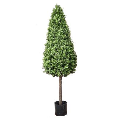 China Plants Transitional Artificial Indoor Outdoor Boxwood Topiary Tree for sale