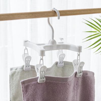 China Multifunctional Home Use Balcony Socks Rack Dry Rack Travel Household Laundry Clothes Drying Rack for sale