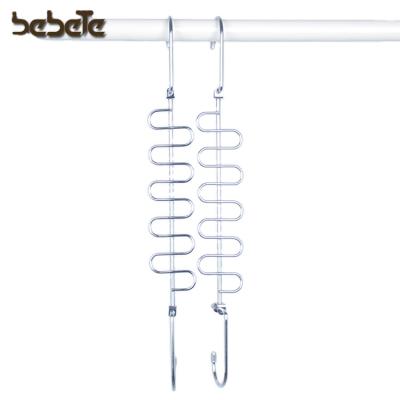 China 9.5 Inch Double Metal Magic Coat Hanger Space Saving Magic Coat Hanger Eco-friendly Storage Rack for sale