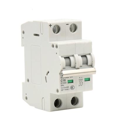 China Mcb DC Best Quality 2P 4P 10A 16A 20A Mini DC Electrical Type 1000V MCB Circuit Breakers DC for sale