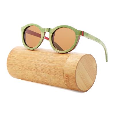 China Fashion Sun Glasses New Arrivals Eco Frame Women Luxury Wooden Round Sun Glasses Sun Glasses for sale