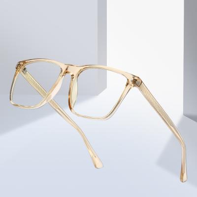 China Fashion Classic Vintage Square TR90 Unisex Anti Ray Bluelight Blocking Computer Glasses Clear Optical Frames for sale