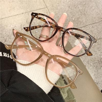 China For Reading Glasses Wholesale Vintage Clear Round PC Frames Computer Gaming Glass Anti Blue Light Blocking Glasses for sale