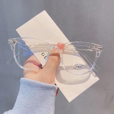 China For Reading Glasses Fashion Ins Style Anti Filter Computer Blue Light Blocking Eye Glasses Elegant Clear Frames for sale