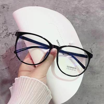 China For Big Glasses Cheap Transparent Frame Computer Glasses Anti Myopia Clear Blue Light Eye Glasses Fashion Prices Ins for sale