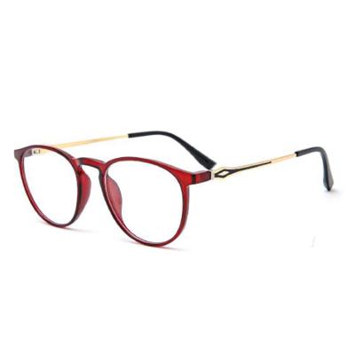 China Myopia Classic Vintage Fashion Round Tr90 Clear Lens Metal Mixed Optical Frame Unisex Spectacle Frames for sale