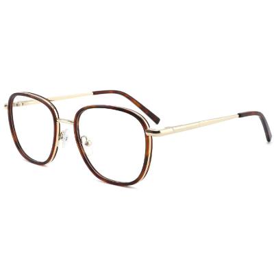 China China Supplier Fashionable Clear Acetate Frames Optical Glass Eye Glasses For Women for sale