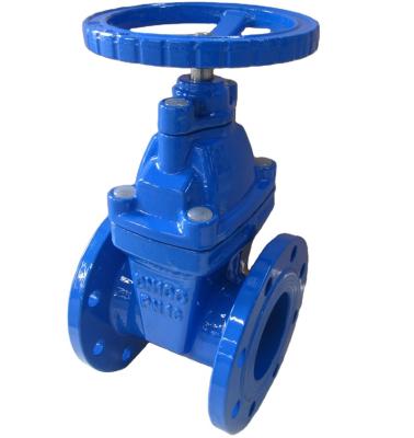 China Industrial Estate PN10 PN16 PN25 EPDM Wedge Cast Iron Gate Valve With Price Direct Manufacturer for sale